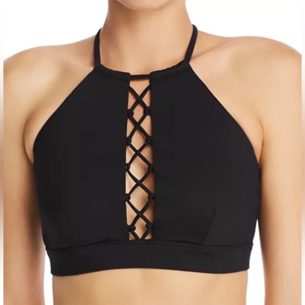 🔥🔥Alo yoga Starlet Lace-Up Sports Bra a